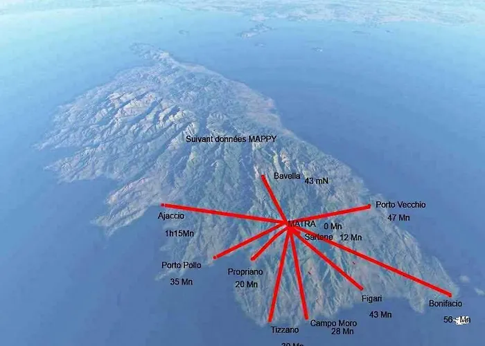 Au Coeur De L'arriere Pays Rez De Chausse De Domaine A Presa * Sartène