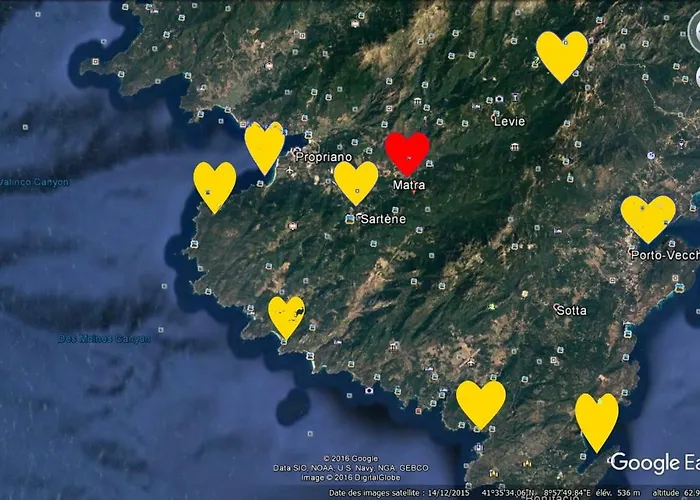 Tatil Evi Au Coeur De L'arriere Pays Rez De Chausse De Domaine A Presa Sartène